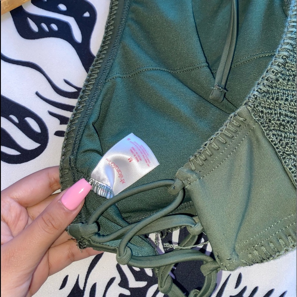 Army Green bathing suit top - Picture 3 of 3
